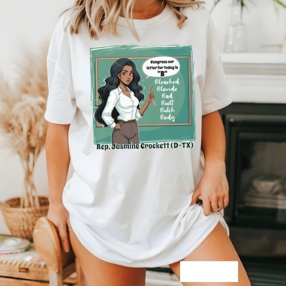 Rep Crockett Political T-shirt Bad Built Feminist Shirt